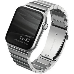 Uniq Strova Λουράκι Μεταλλικό Silver (Apple Watch 42 / 44 / 45mm)