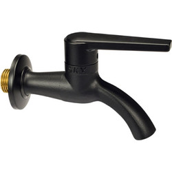 Βρύση Μπαλκονιού Αντιπαγωτική Μαύρη Sky Jade 1/2" Effebi 1750n
