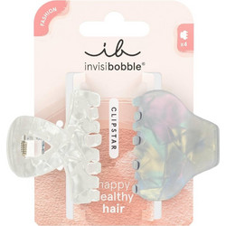 INVISIBOBBLE CLIPSTAR Pearly Frost M 2PCS