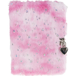 Tinka - Diary Pink Plush w/Hearts w/Lock