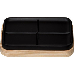 ΑΞΕΣΟΥΆΡ ΜΠΆΝΙΟΥ BLACK SOAP DISH RESIN NATUREO 174611