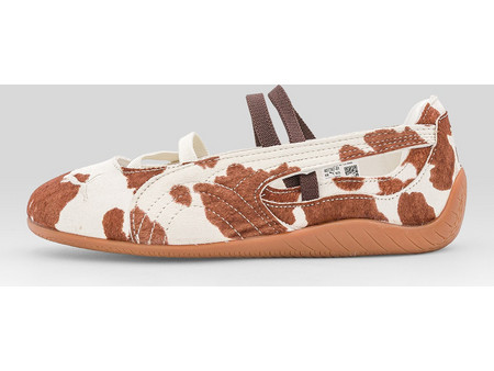 Puma Speedcat Ballet Cow Print Sneakers (407787 01) Λευκό