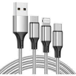 Verk Group Καλώδιο USB 3 σε 1 για τηλέφωνο