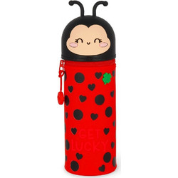 ΚΑΣΕΤΙΝΑ - ΜΟΛΥΒΟΘΗΚΗ LEGAMI SOFT SILICON PENCIL CASE 2 IN 1 KAWAII - LADY BUG (ΠΑΣΧΑΛΙΤΣΑ) KA0024