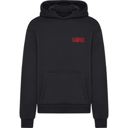 Scarface Poster Fluffy Hoodie black