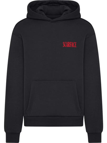 Scarface Poster Fluffy Hoodie black