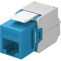 GOOBAY Keystone module RJ45 CAT 6A 90688, UTP, μπλε
