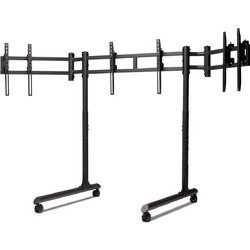 Next Level Racing - Round Tube Triple Moniter Stand / PC