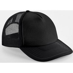 Παιδικό Καπέλο Trucker B645b Beechfield Vintage Snapback Black/Black