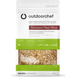 Τσιπς Ξύλου Καπνίσματος BBQ Outdoorchef - 750gr - Άρωμα Red Wine 14.523.16