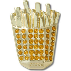 Crocs Jibbitz Gold French Fries
