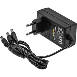 Universal Τροφοδοτικό 12V 5A 60W με 3 Εξόδους DC Μαύρο Q-DC9011 Andowl