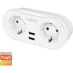 LogiLink Smart Ταφ 2 Θέσεων με 2 USB-A SH0102