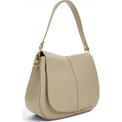 Passaggio Leather Tobia Γυναικεία Τσάντα Χιαστί Δερμάτινη Cappuccino