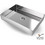 Voss Aldo Επικαθήμενος Νιπτήρας Μπάνιου Inox 55x38cm Ασημί 519-V1255-111