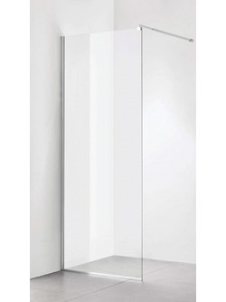 Καμπίνα Ντουζιέρας Walk-iN 60x195 CROWN Χρωμέ με Διάφανο Κρύσταλλο Νανοτεχνολογίας 4639600 4639600