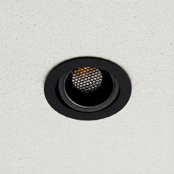 LEO KLV-101-0314 Χωνευτό Κινούμενο Φωτιστικό Downlight Σποτ με Honeycomb Anti-Glare Reflector LED 10W 1300lm 38 AC 220-240V IP20 Φυσικό Λευκό 4500K - Bridgelux COB Chip & TUV SUD Driver - Μαύρο Ματ -