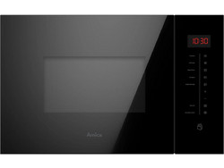 Amica AMMB25E2SGB Εντοιχιζόμενος Φούρνος Μικροκυμάτων με Grill 25lt Μαύρος