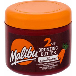Malibu Bronzing Butter Αδιάβροχο Κρέμα Μαυρίσματος Σώματος SPF2 300ml