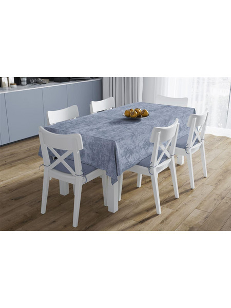 ΑΛΕΚΙΑΣΤΟ ΣΕΤ 2 τεμ (ΤΡΑΠ/ΛΟ 140X220 & ΤΡΑΒΕΡΣΑ 40X220) Panama Shadow Sky Blue 70/30 Cott/Pol Dimcol