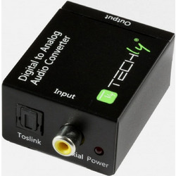 Techly IDATA SPDIF-3 DAC Ψηφιακού σε Αναλογικό - Toslink/Coax σε RCA, 24-bit & 96 kHz