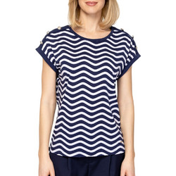 Γυναικείο Milena T-shirt Μπλε Heavy Tools T17079-WAVY