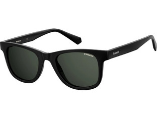 Polaroid Eyewear PLD1016/S 807/M9 Γυαλιά Ηλίου Τετράγωνα Κοκάλινα Μαύρα με Μαύρο Polarized Φακό