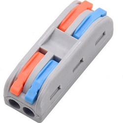 POWERTECH κλέμα σύνδεσης καλωδίων HUH-0090, 2 θέσεων, 0.08mm-4mm 10τμχ