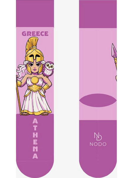 Βαμβακερή Παιδική Κάλτσα με Σχέδια ATHENA NODO