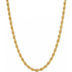 Αλυσίδα χρυσή 9Κ Rope Chain Hollow 50cm 2.10mm