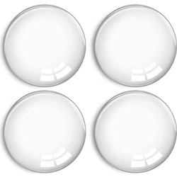 HOME USE στοπ πόρτας HUH-0263, αυτοκόλλητο, PU πλαστικό, 40x8mm, διάφανο, 4τμχ