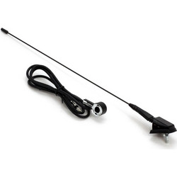 ΚΕΡΑΙΑ ΟΡΟΦΗΣ ΜΑΥΡΗ 41cm Φ5mm ΜΕ ΚΑΛΩΔΙΟ 1,4m