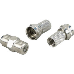 Schwaiger Μετατροπέας F-Connector male σε F-Connector female Ασημί 1τμχ KVBS70 531