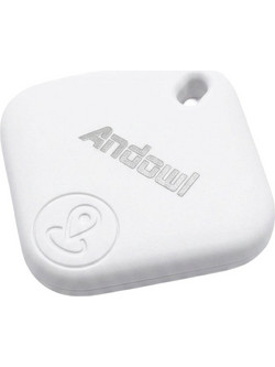 Andowl Q-GP2 Anti-Lost Tracker Apple Find My / Google Find My Device White