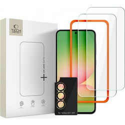Tech-Protect Easy Set+ Tempered Glass 3τμχ για το Samsung Galaxy A57 5G, clear