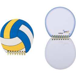 itotal Μπλοκάκι Σπιράλ 80φ. Sport 12x12cm Volley