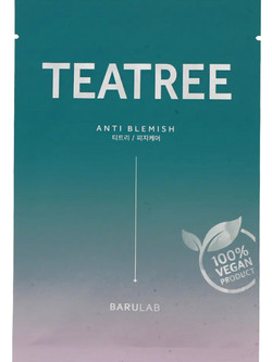 Barulab The Clean Vegan Tee Tree Sheet Μάσκα Προσώπου για Ενυδάτωση 1τμχ