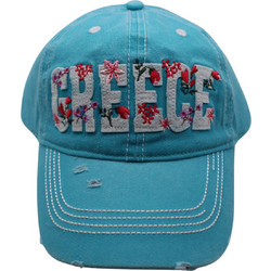 Καπέλο με Ελληνικά Σχέδια 07-BLUE