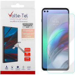 VOLTE-TEL TEMPERED GLASS MOTOROLA MOTO G100/G100S 5G 6.72in 9H 0.30mm 2.5D FULL GLUE