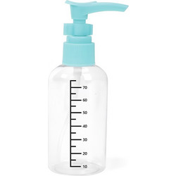 Διάφανο Μπουκαλάκι Ταξιδίου Με Αντλία 75ml Kmt Style 502642