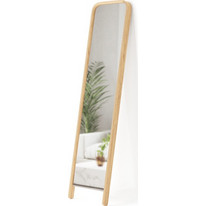 Umbra Καθρέπτης Δαπέδου Ξύλινος Natural Bellwood 39x5x154