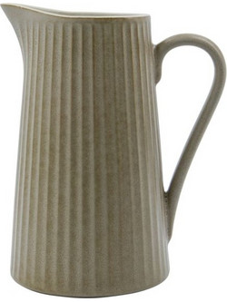 House Doctor - Pleat Jug - 128 cl - Grey/Brown