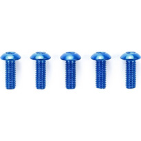 3x8mm ROUND HEAD SOCKET SCREW / BLUE (5PCS ) - TAMIYA 53766