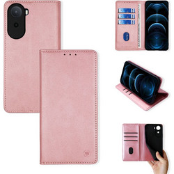 Sonique Vintage Magnet Wallet Θήκη Πορτοφόλι (Xiaomi Redmi A7 Pro 4G) Ροζ Χρυσό