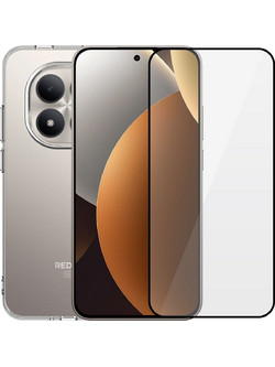 Vivid Set TPU Case + Full Face Tempered Glass Θήκη Σιλικόνης (Xiaomi Redmi Note 15 Pro 5G)