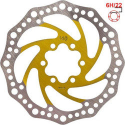 Δισκόπλακα | eWheel | 6 Bolt | 140mm | Κίτρινη