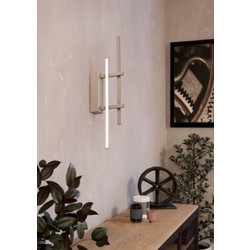 TREPILIANO Απλίκα Τοίχου LED EGLO 902142 μπεζ H45,5cm