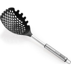 Tescoma Κουτάλα Ζυμαρικών Ανοξείδωτη & Nylon GrandCHEF+ 37 cm 0ml Ασημί-Μαύρη