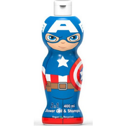 Air Val Captain America Παιδικό Σαμπουάν & Αφρόλουτρο 400ml