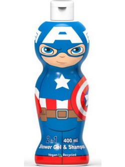 Air Val Captain America Παιδικό Σαμπουάν & Αφρόλουτρο 400ml